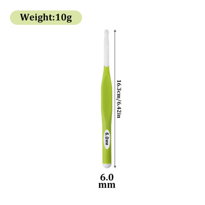 🧶 Crochets Ergonomiques Multicolores – 6 à 20 mm ✨