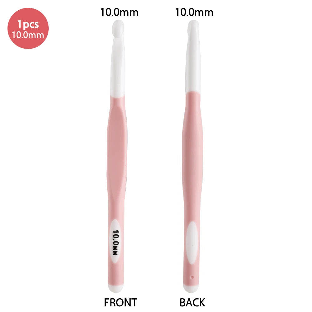 🧶 Crochets Ergonomiques Multicolores – 6 à 20 mm ✨