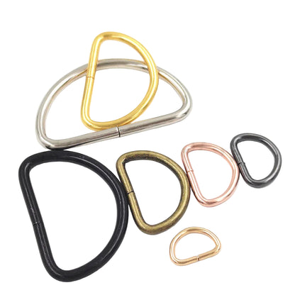 🔗 Lot de 20 Boucles Métalliques en D