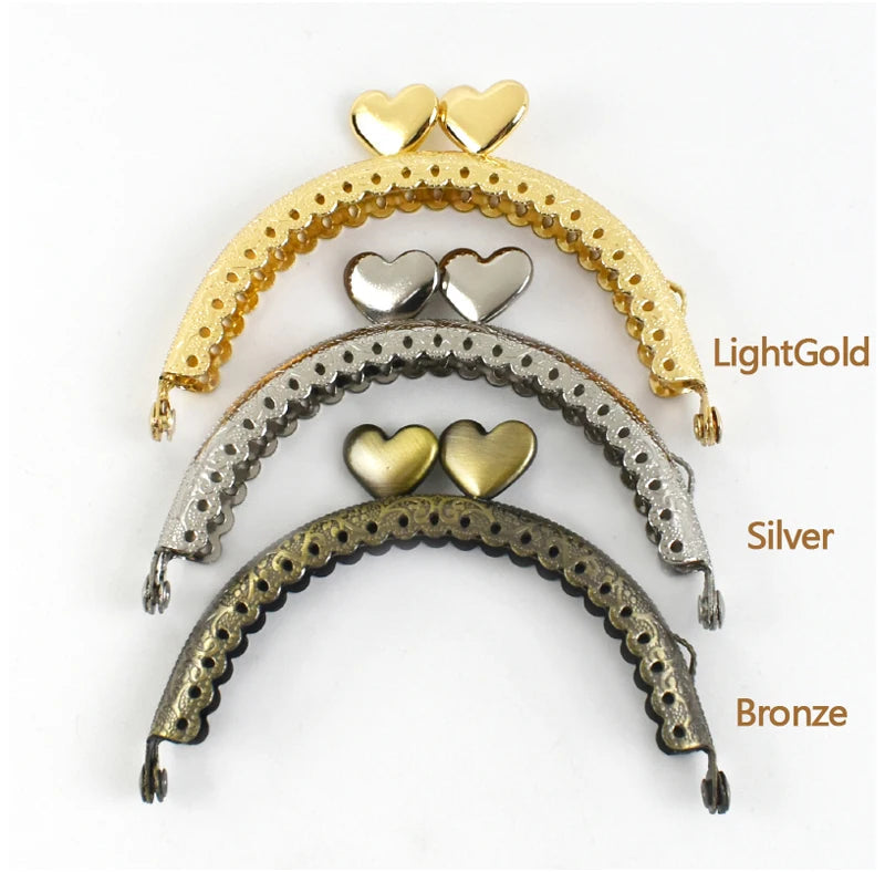 👛 Fermoir Métal Embossé 8,5 cm