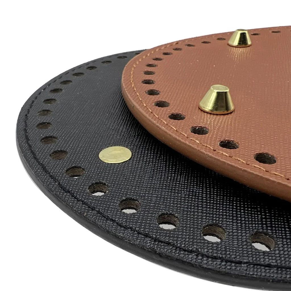 👜 Base Ronde en Cuir PU pour Fond de Sac