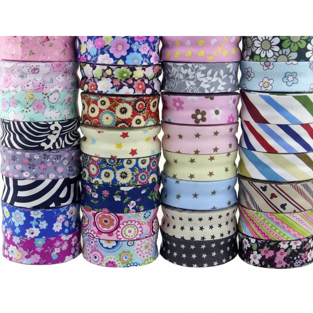 🌸 Biais Fleuri 100% Coton