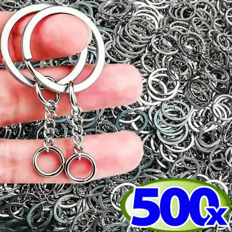 🔗 50 à 500pcs Anneaux Porte-Clés