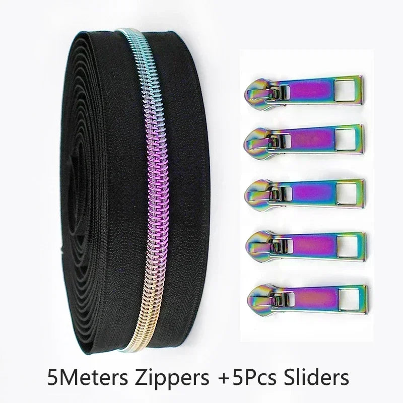 🧵 Fermeture Éclair Nylon + Curseurs inclus