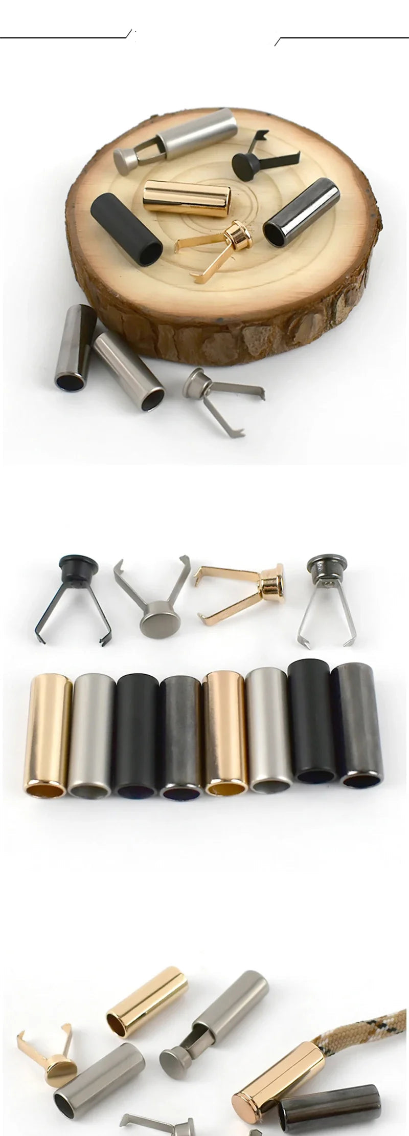 🧷 Stoppeurs de Cordon Métal