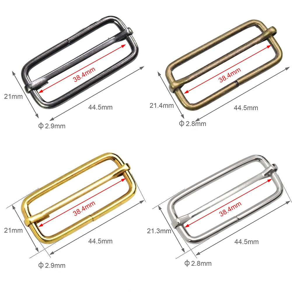 🎯 Lot de 10 Boucles Coulissantes Métal