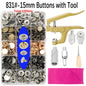 🧷 Kit Boutons Pression Métal + Pince