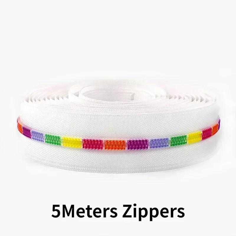 🧵 Fermeture Éclair Nylon + Curseurs inclus