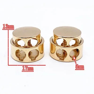 🔩 10pcs Bloque-Cordon Métal à Ressort