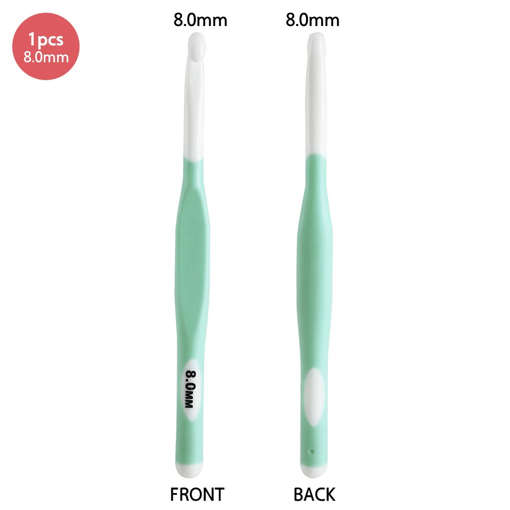 🧶 Crochets Ergonomiques Multicolores – 6 à 20 mm ✨