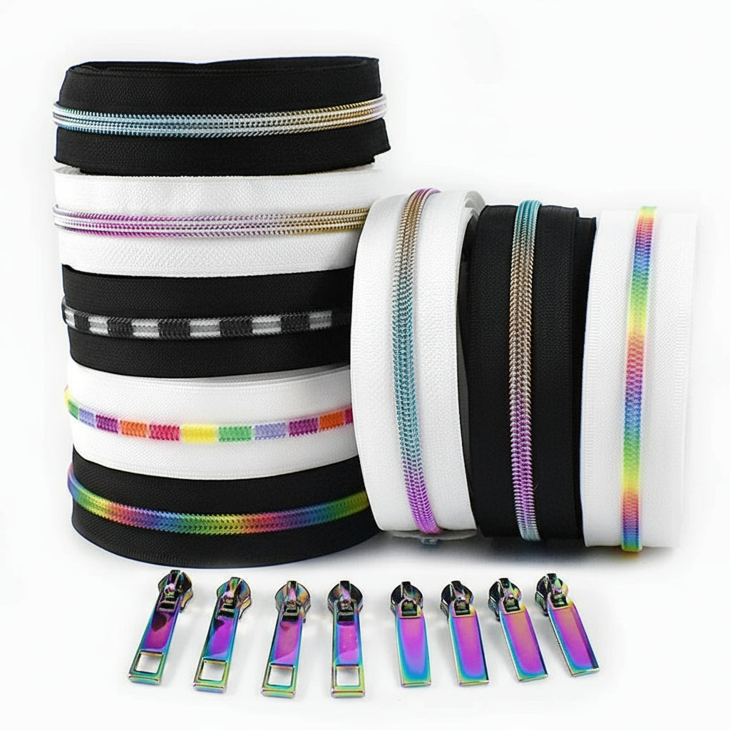 🧵 Fermeture Éclair Nylon + Curseurs inclus