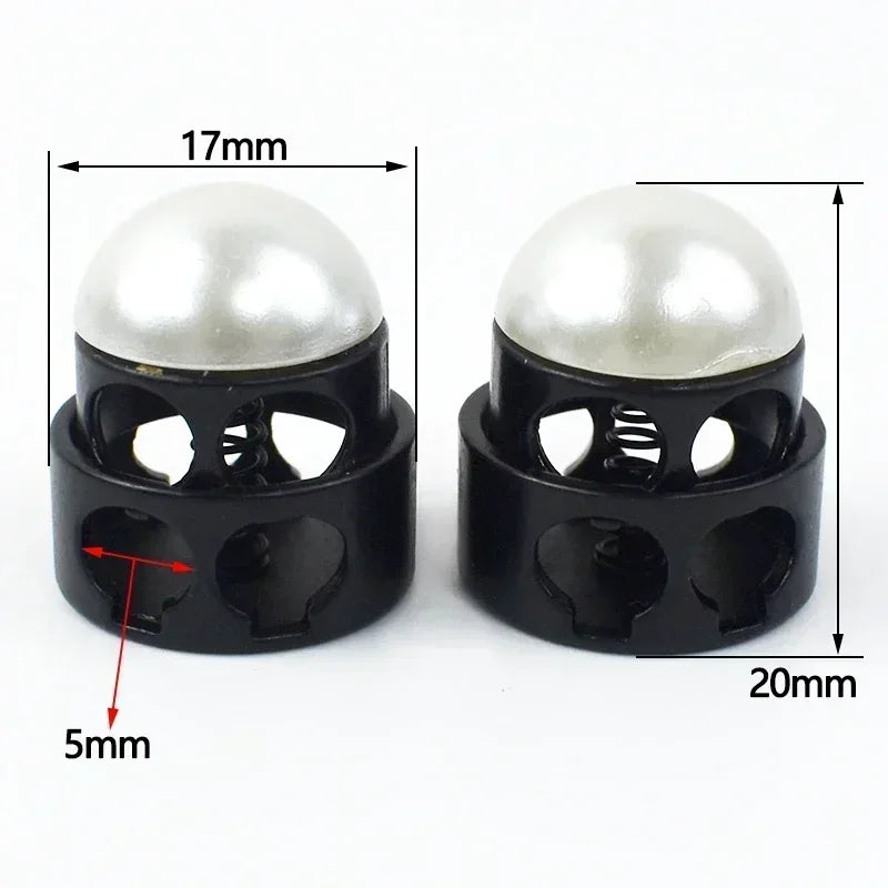 🔩 10pcs Bloque-Cordon Métal à Ressort