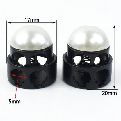 🔩 10pcs Bloque-Cordon Métal à Ressort