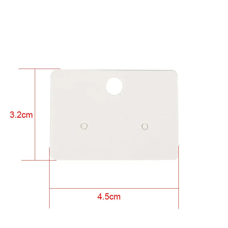 📦 50pcs Cartes Présentoirs Bijoux