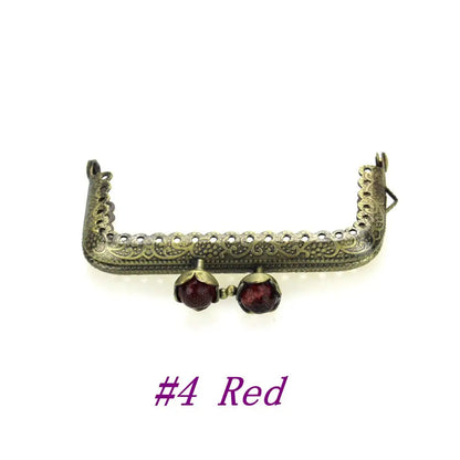 👛 Lot de 10 Fermoirs Carrés 8,5 cm