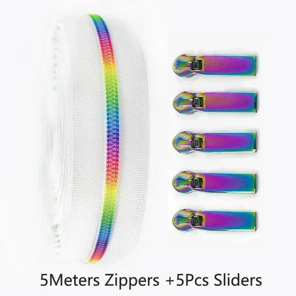 🧵 Fermeture Éclair Nylon + Curseurs inclus