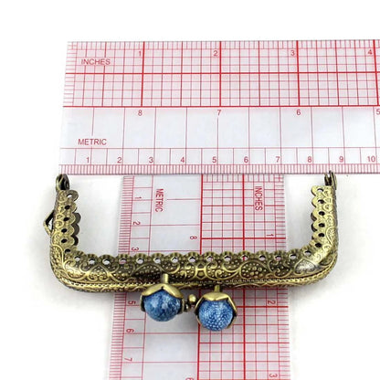 👛 Lot de 10 Fermoirs Carrés 8,5 cm