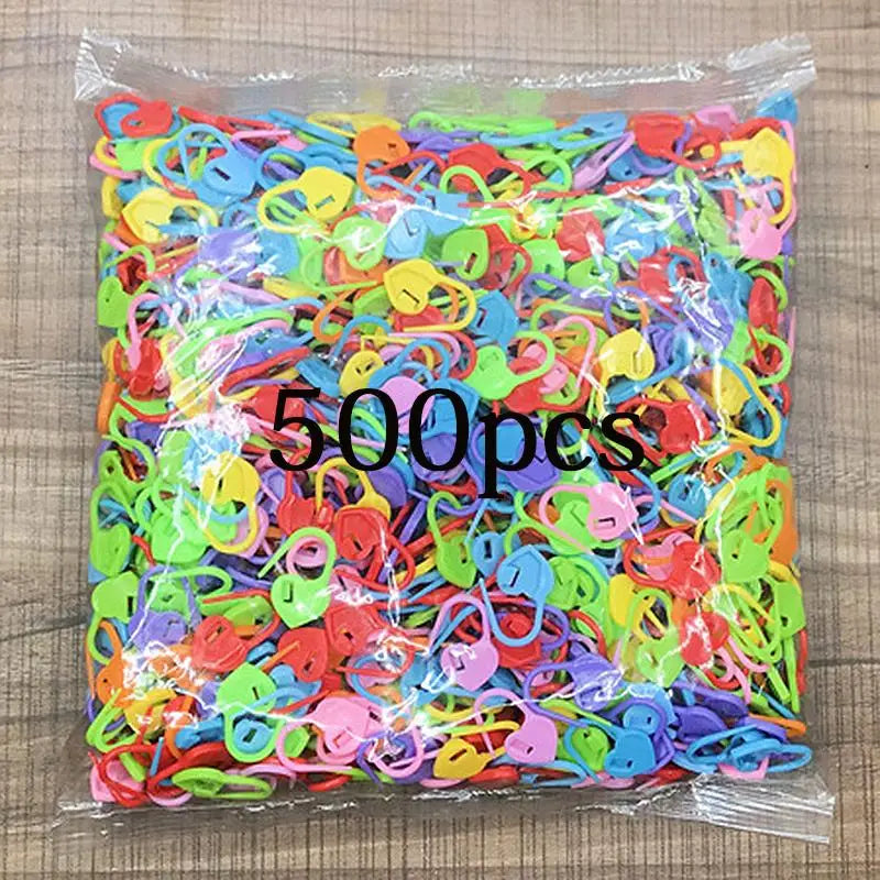 🎨 Lot de 100 à 1000 Marqueurs de Mailles en Plastique