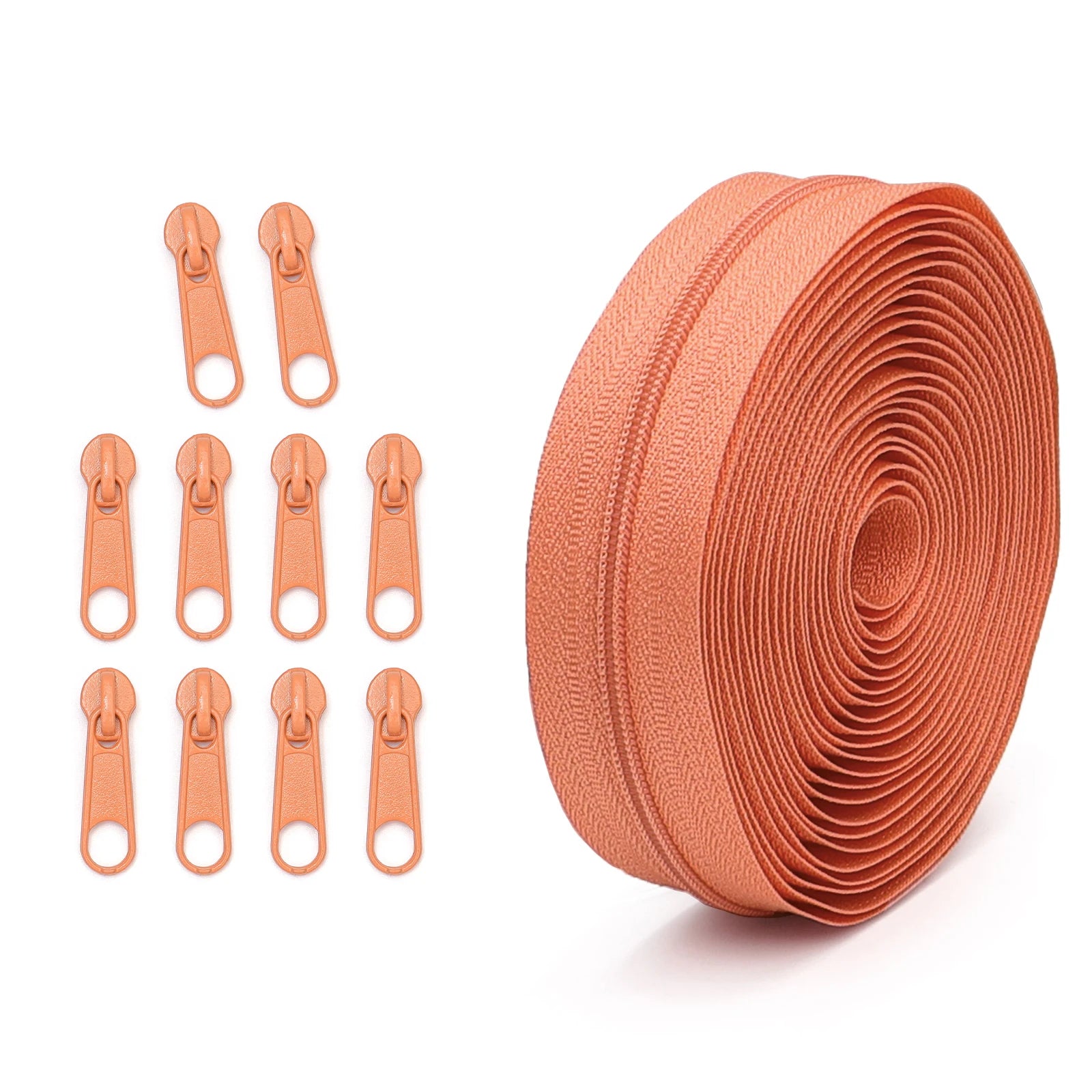 🧵 Set Fermeture Éclair + 10 Curseurs assortis