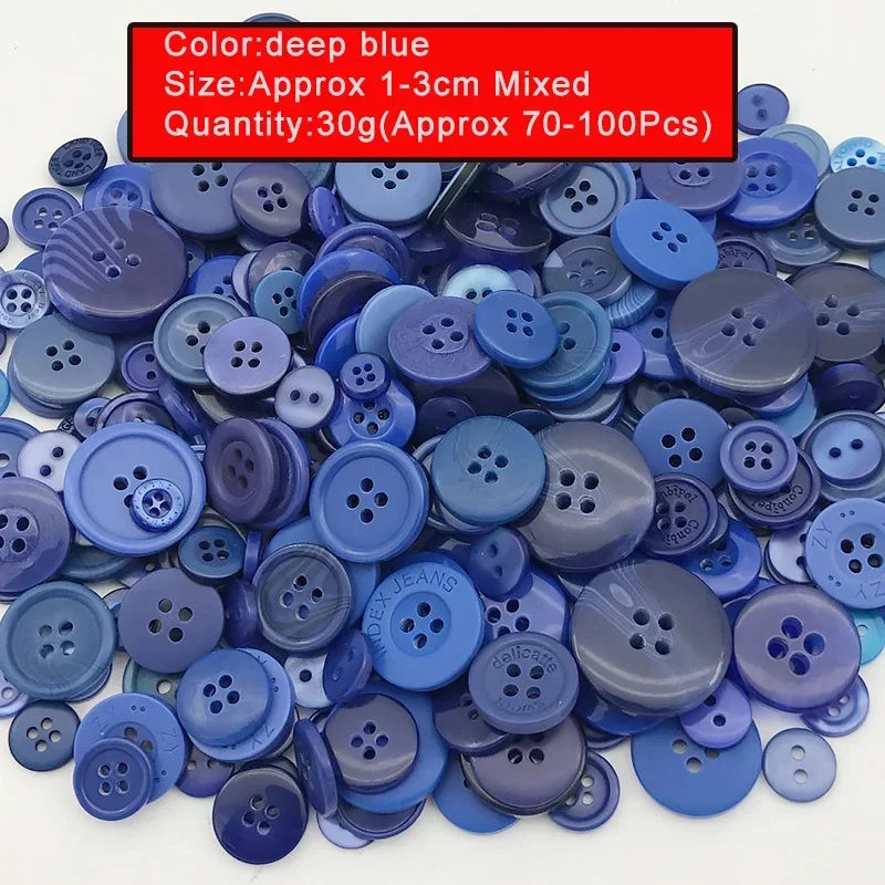 🎨 Lot de 70 à 100 Boutons Ronds Colorés