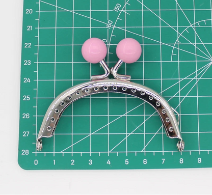 🧡 Fermoir Métal Argenté 8CM