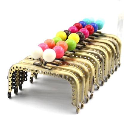 👜 Fermoir Métallique Carré 8,5 cm