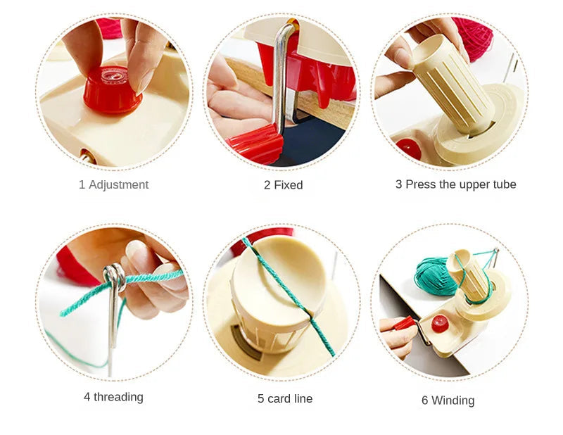 🧶 Bobinoir à laine manuel