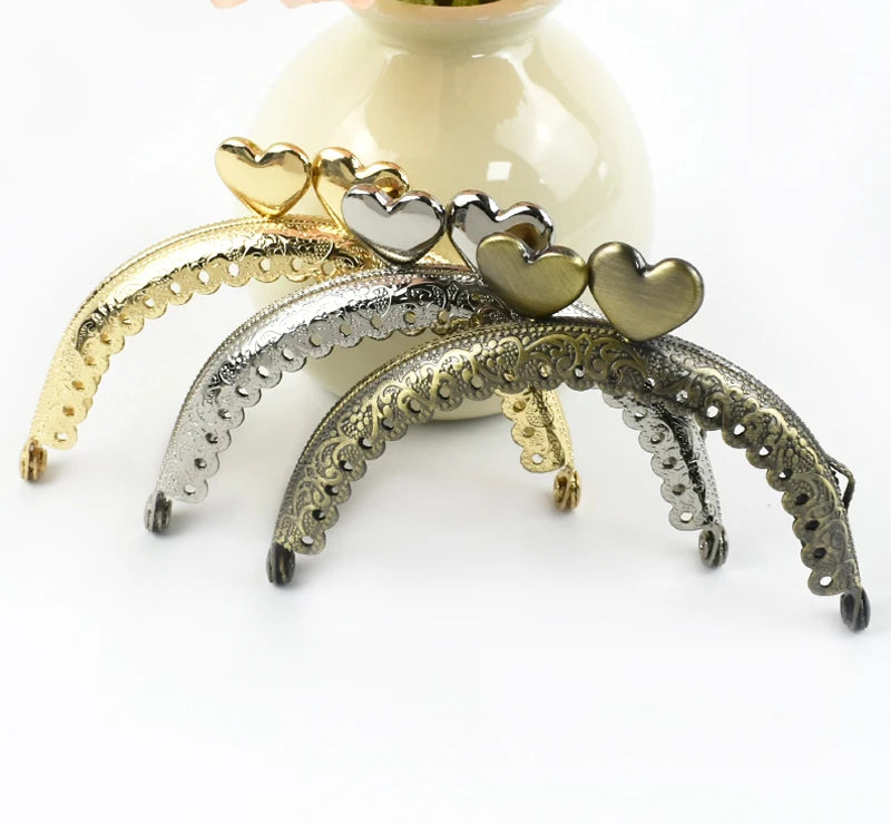 👛 Fermoir Métal Embossé 8,5 cm