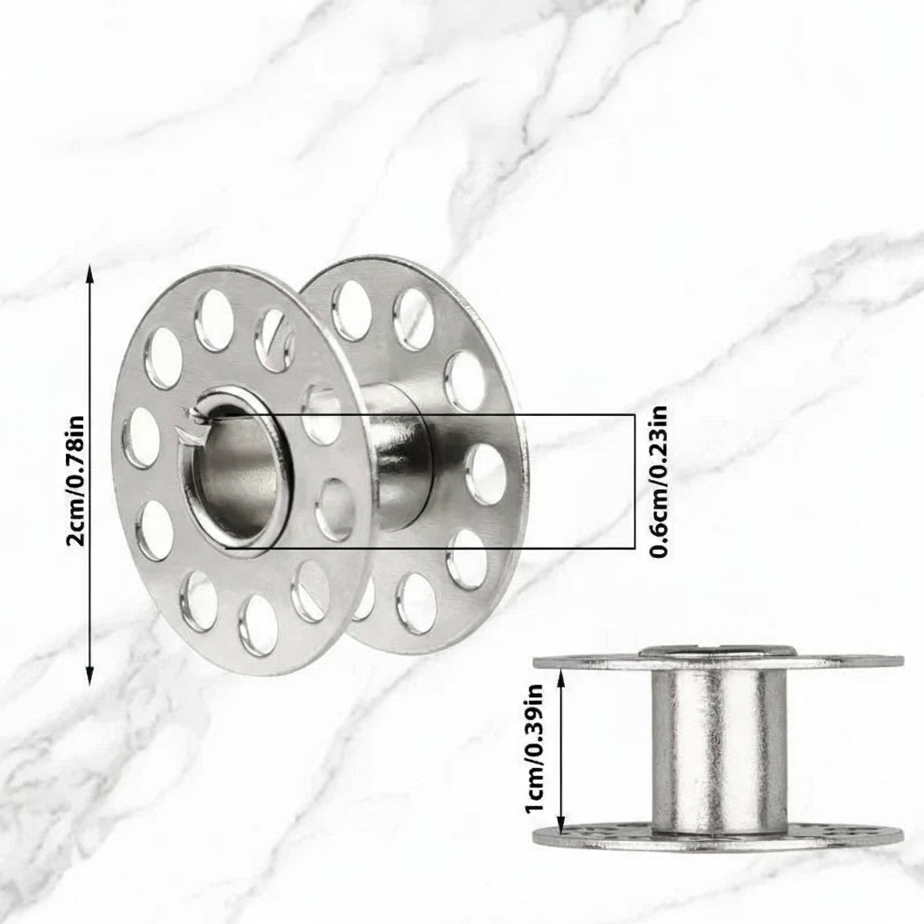 🧵 Canettes Métalliques pour Machine à Coudre ✨