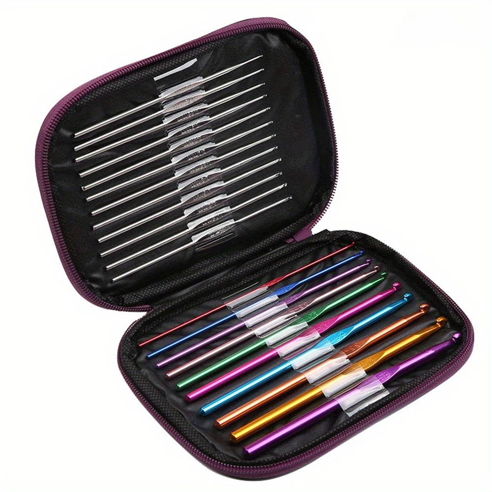 🧵 Kit Crochet 22 Pièces – Création Facile & Plaisir