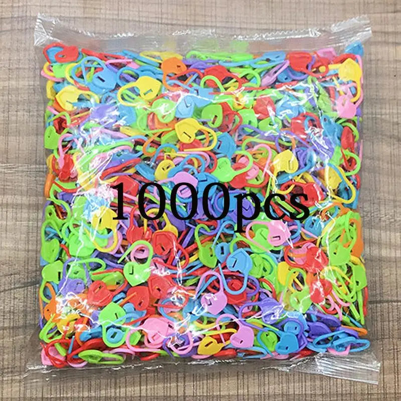 🎨 Lot de 100 à 1000 Marqueurs de Mailles en Plastique