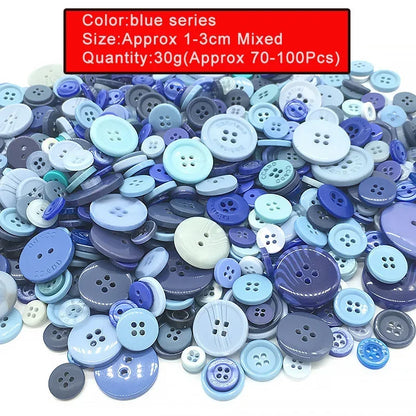 🎨 Lot de 70 à 100 Boutons Ronds Colorés