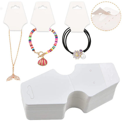 📦 50pcs Cartes Présentoirs Bijoux
