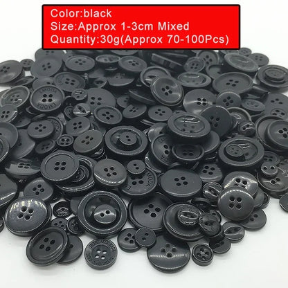 🎨 Lot de 70 à 100 Boutons Ronds Colorés