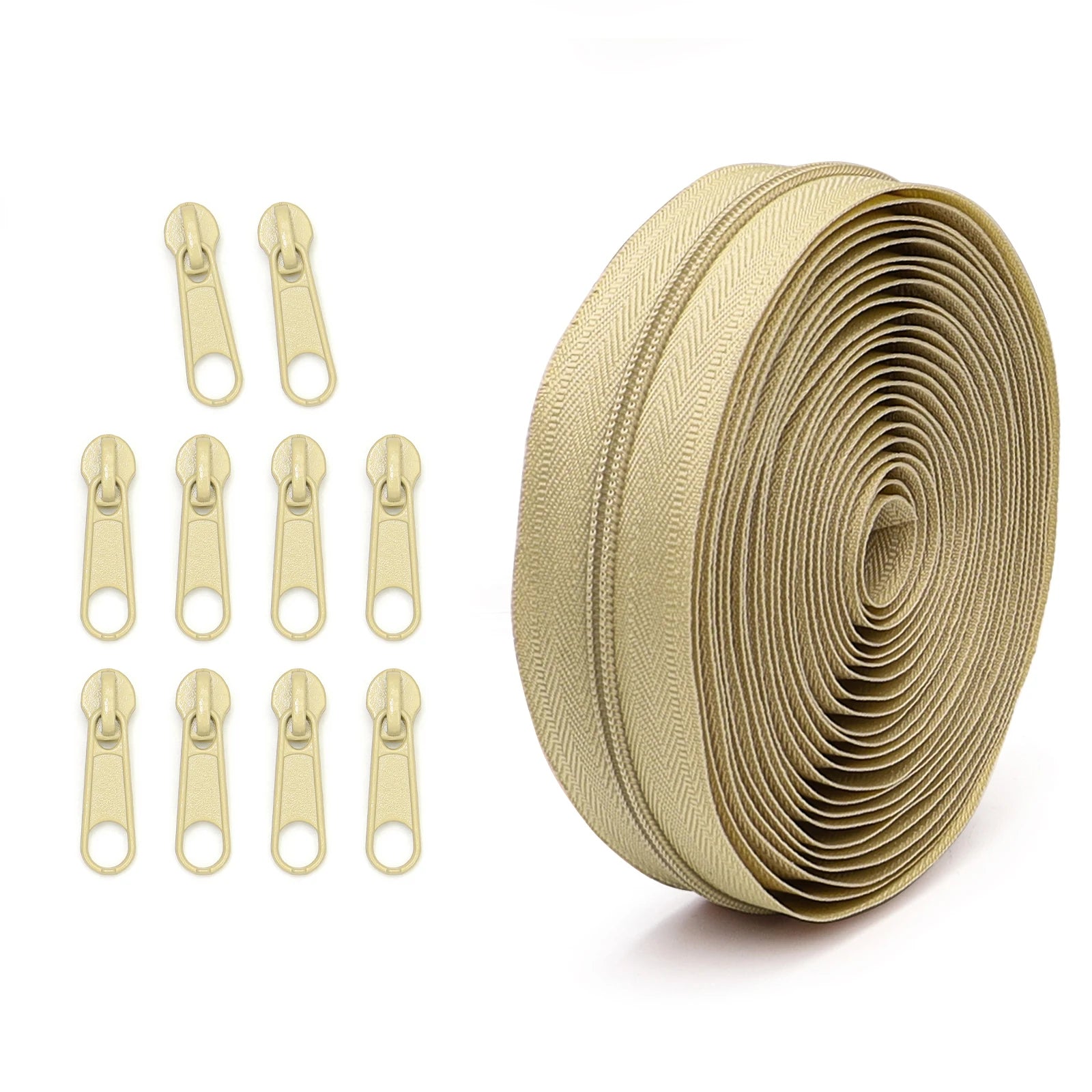 🧵 Set Fermeture Éclair + 10 Curseurs assortis