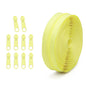 🧵 Set Fermeture Éclair – 4,5 mètres + 10 Curseurs assortis