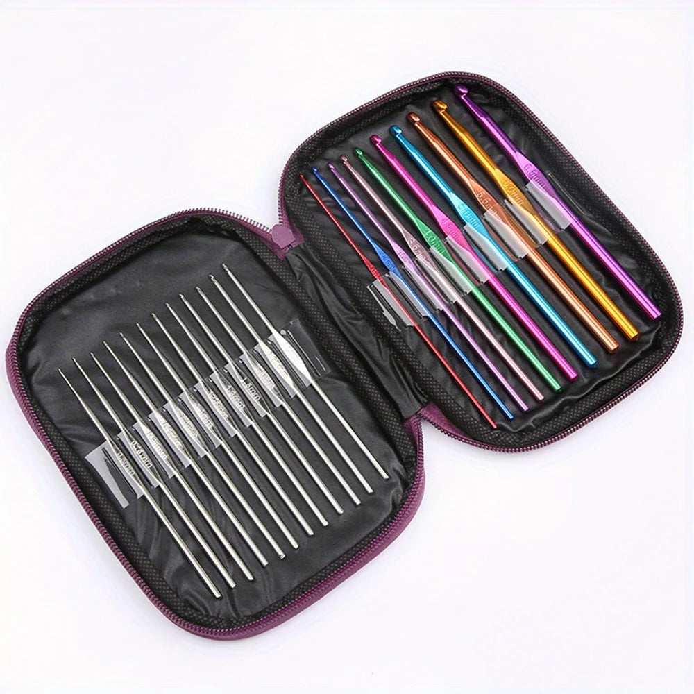 🧵 Kit Crochet 22 Pièces – Création Facile & Plaisir