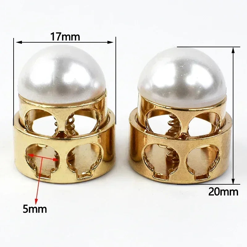 🔩 10pcs Bloque-Cordon Métal à Ressort