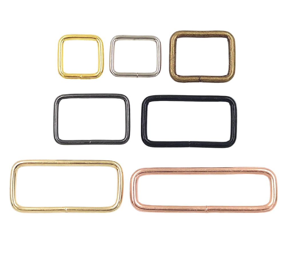 🔲 Boucles Métal Rectangulaires