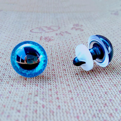 ✨ Lot de 20 Yeux de Sécurité 3D Pailletés