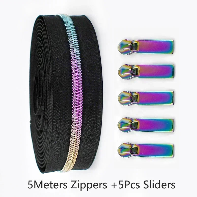 🧵 Fermeture Éclair Nylon + Curseurs inclus