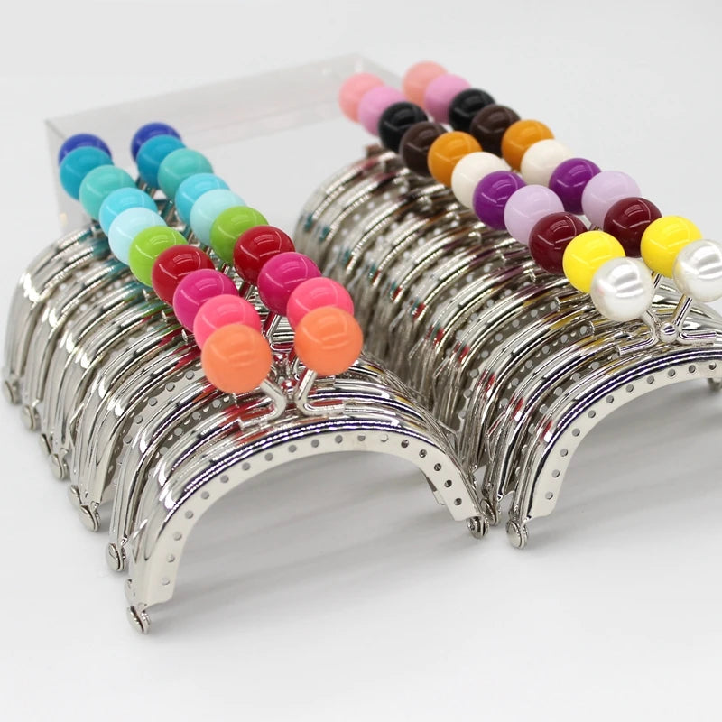 🧡 Fermoir Métal Argenté 8CM