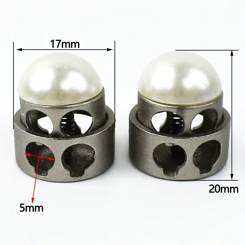 🔩 10pcs Bloque-Cordon Métal à Ressort