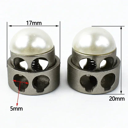 🔩 10pcs Bloque-Cordon Métal à Ressort