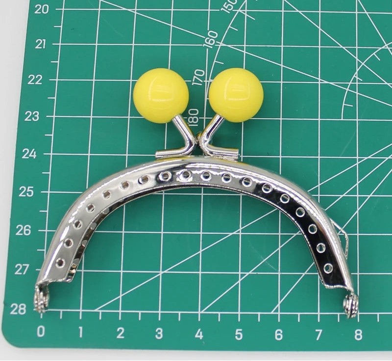 🧡 Fermoir Métal Argenté 8CM