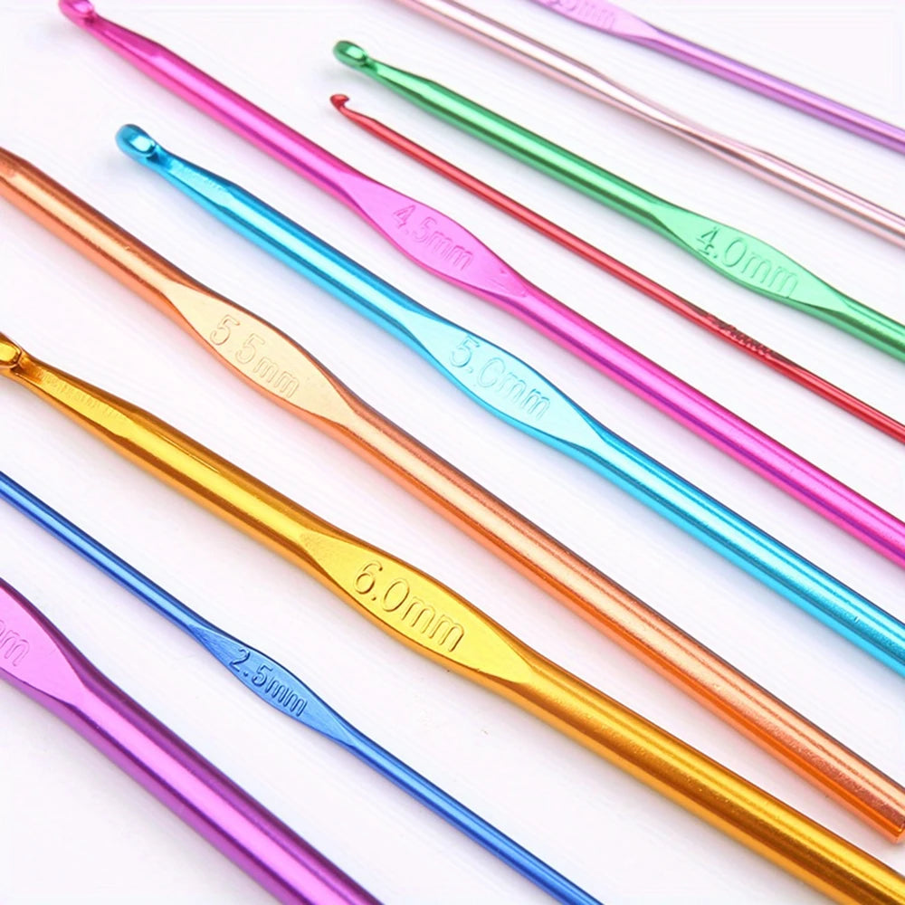 🧵 Kit Crochet 22 Pièces – Création Facile & Plaisir