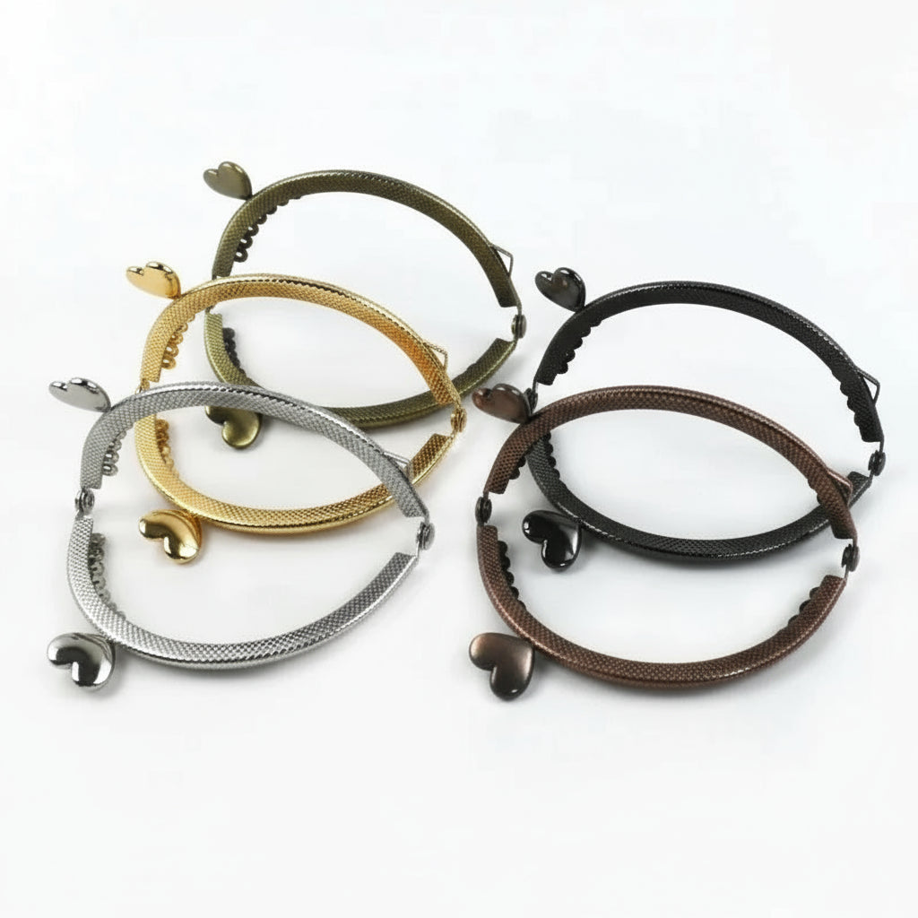 👛 Fermoir Métal Embossé 8,5 cm