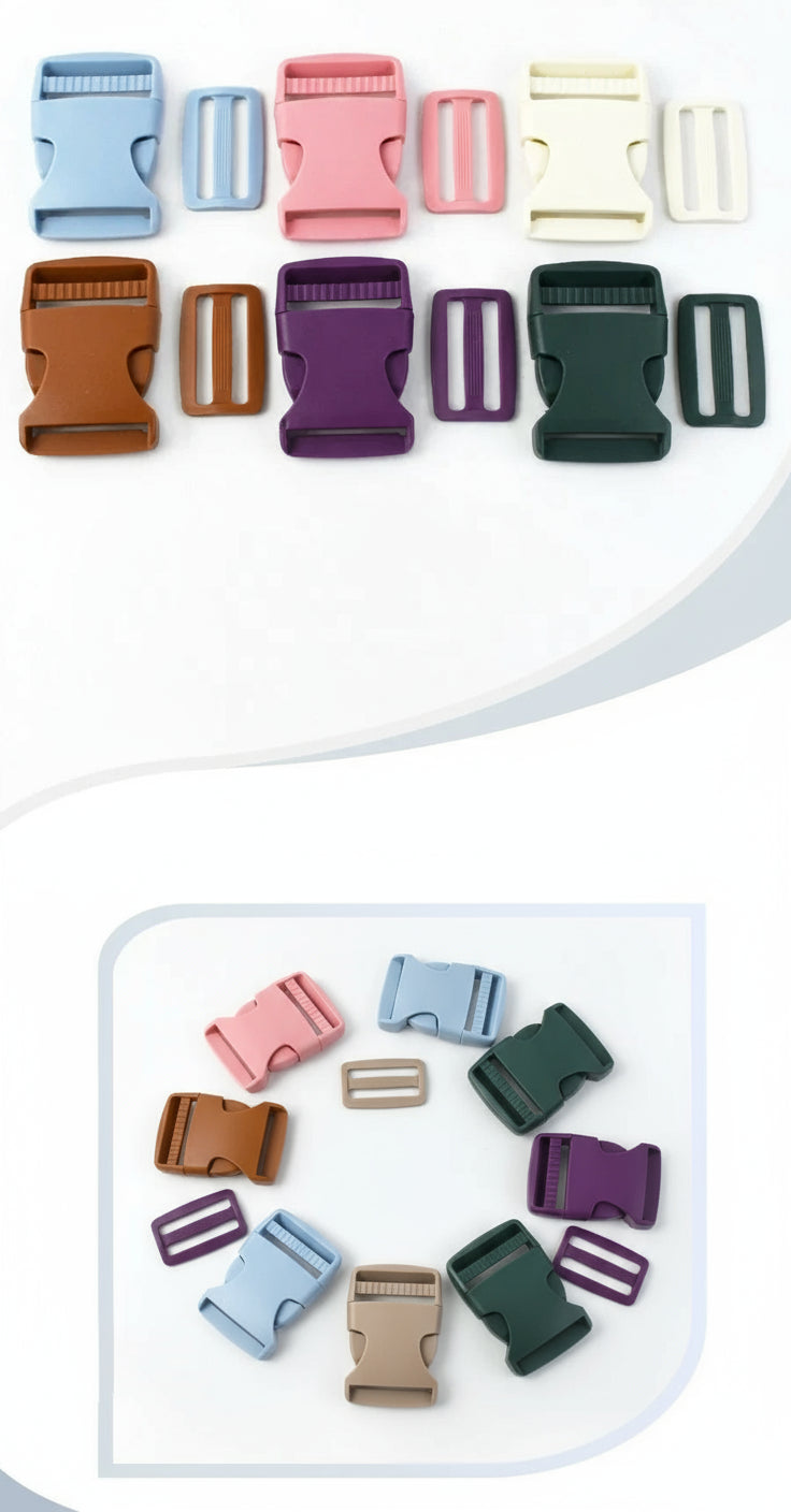 🔗 Lot de Boucles en Plastique – 38 mm