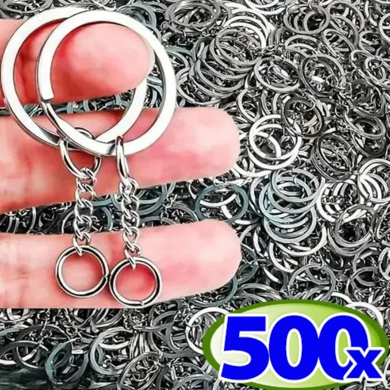🔗 50 à 500pcs Anneaux Porte-Clés