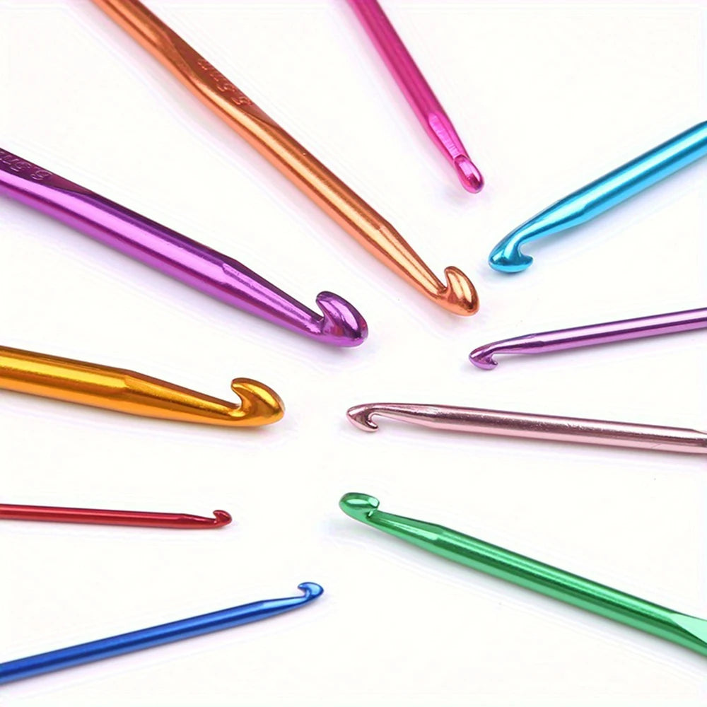 🧵 Kit Crochet 22 Pièces – Création Facile & Plaisir